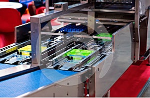 Eggs production line without eggs