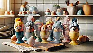 Eggs rytm, funny eggs on Easter