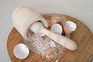 Eggs shell photo