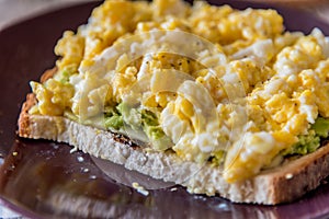 Eggs on toast