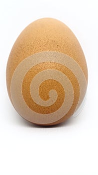 Eggs in the white background