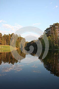 Egle pond in Druskininkai