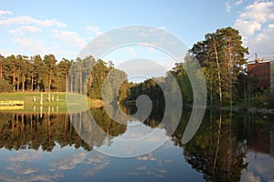 Egle pond in Druskininkai