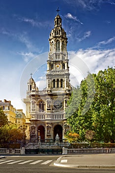 Eglise de la Sainte - Trinite, Paris, France