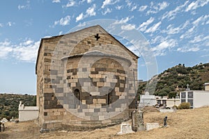 Eglise San Raineru near Lunghignano in Balagne region of Corsica