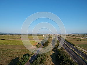 Egnatia international highway in Greece