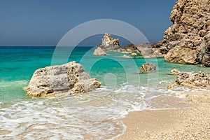 Egremni beach in Lefkada