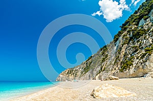 Egremni beach, Lefkada island, Greece