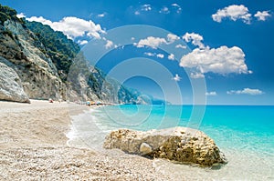 Egremni beach, Lefkada island, Greece