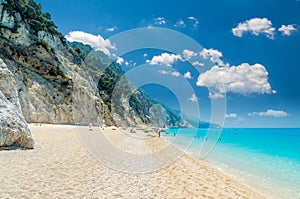 Egremni beach, Lefkada island, Greece