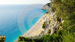 Egremni Beach, Lefkada Island, Ionion Sea, Greece