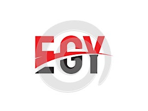 EGY Letter Initial Logo Design Vector Illustration