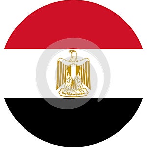 Egypt Flag Africa illustration vector eps