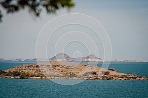 Egypt. Landscape on Lake Nasser