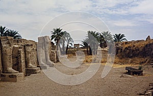 Egypt 1986, Luxor temple detail