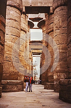 Egypt 1986, Luxor temple detail