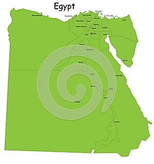 Egypt map