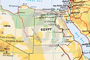 Egypt map