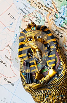 Egypt map pharaoh