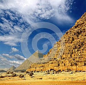 Egypt pyramids in Giza Cairo