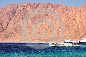 Egypt - Red sea with boat
