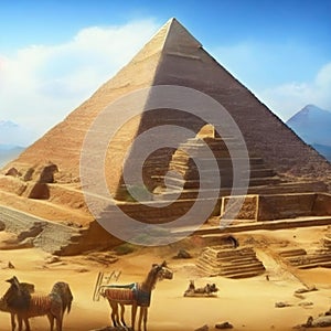 Egypt\'s pyramids. Stone pyramids built in ancient Egypt. Pharaohs