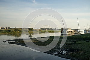 Egypt. Ship at the Nile in Luxor