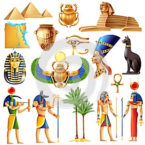 Egypt Symbols Set photo