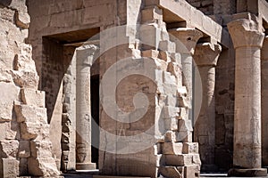 Egypt temples on the banks of the kom ombo river nile temple