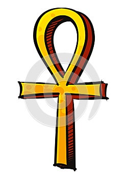 Egyptian The Ankh painting