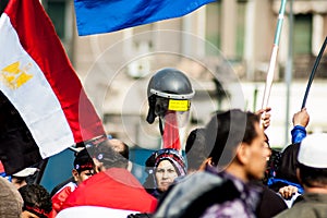 Egyptian in the Arab revolution