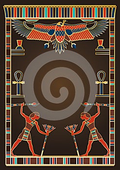 Egyptian Background and Design Elements