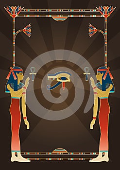 Egyptian Background and Design Elements