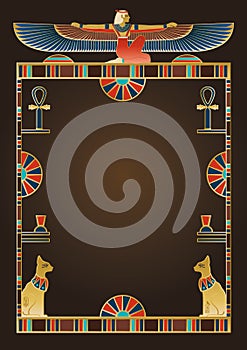 Egyptian Background and Design Elements