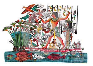 Egyptian drawing