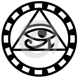Egipcio ojo de icono 