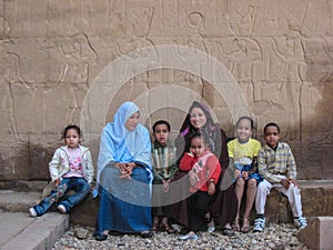 Egyptian family