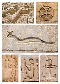 Egyptian Hieroglyphics photo