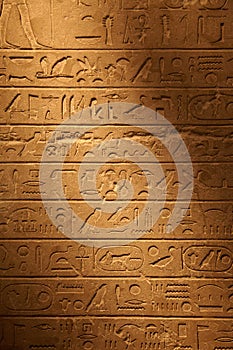 Egyptian hieroglyphics