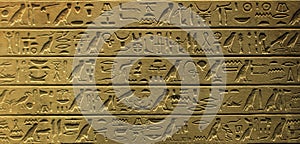 Egyptian hieroglyphics