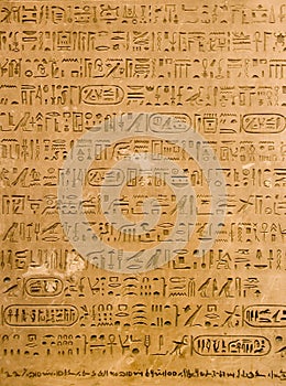 Egyptian hieroglyphs