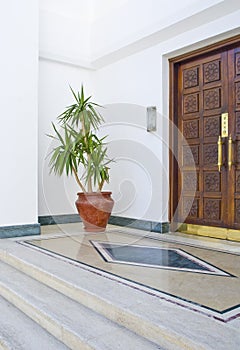 Egyptian hotel entrance