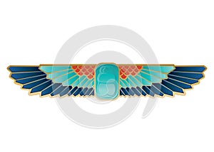 Egyptian Icon Beetle Wings