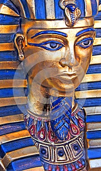 Egyptian mask of king tut