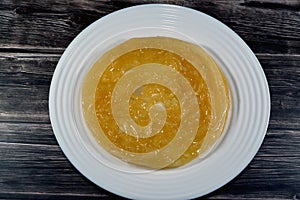 Egyptian Meshabek, It is a rounded sweet made of a deep-fried crunchy batter soaked either in honey or sugar syrup. Its name