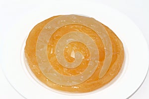 Egyptian Meshabek, It is a rounded sweet made of a deep-fried crunchy batter soaked either in honey or sugar syrup. Its name