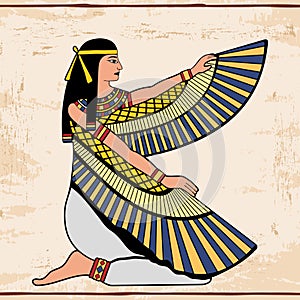 Egyptian national drawing.