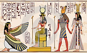 Egyptian national drawing.