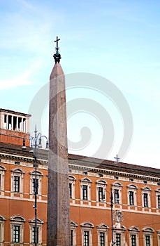 Egyptian Obelisk in Piazza San Giovanni Rome Italy photo