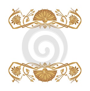 Egyptian ornament background